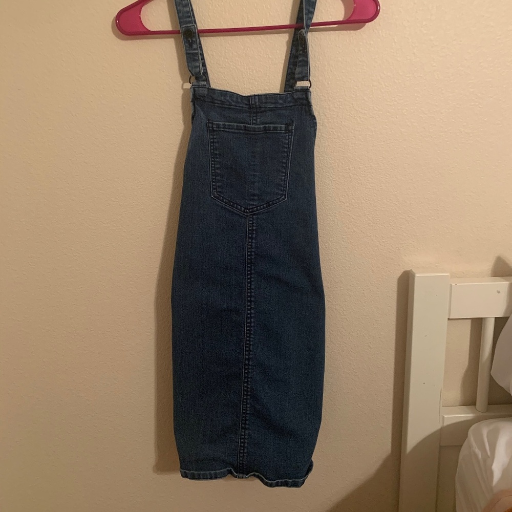 Denim Overall Dress